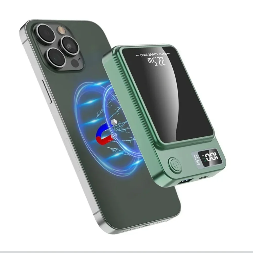 Magnetic Wireless Fast Charging Power Bank & 3 In 1 Wireless Foldable Charger
